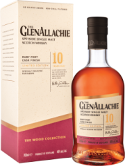 GlenAllachie 10 ron Ruby Port Cask Finish 48% 0,7l