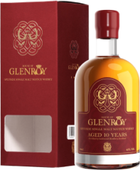 House of Glenroy 10 ron - pokoden obal 43% 0,7l