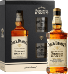 Jack Daniel's Honey s 2 pohrmi 35% 0,7l (darekov balenie 2 pohre)