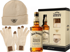 Jack Daniel's Honey + winter set 35% 0,7l (darekov balenie kazeta)