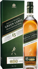 Johnnie Walker Green Label 15 ron 43% 0,7l