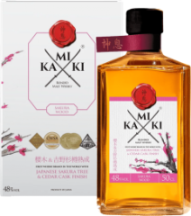 Kamiki Sakura Wood Whisky - pokoden obal 48% 0,5l