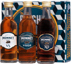 Monnet Tasting Set 3 x 0,05l 40% 0,15l