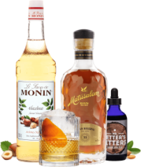 Old Fashioned Hazelnut | Matusalem Gran Reserva 23 (set 1 x 0.7 l, 1 x 0.12 l, 1 x 1 l)