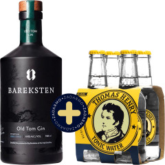 Set Bareksten Old Tom Gin + 4 pack Thomas Henry Tonic Water zadarmo (set 1 x 0.7 l, 1 x 0.8 l)