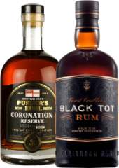 Set Black Tot + Pusser's Coronation Reserve (set 2 x 0.7 l)