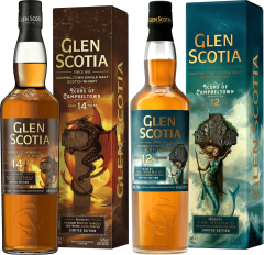 Set Glen Scotia Icons of Campbeltown 12 ron + 14 ron (set 2 x 0.7 l)