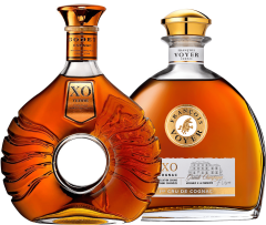 Set Godet XO Terre + Franois Voyer XO Gold Cognac (set 1 x 0.7 l, 1 x 0.7 l)