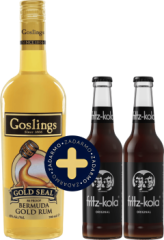 Set Goslings Gold Rum + 2x fritz-kola zadarmo (set 1 x 0.7 l, 2 x 0.33 l)