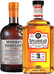 Set Monkey Shoulder + Spearhead 1,4l (set 1 x 0.7 l, 1 x 0.7 l)