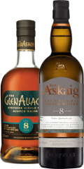 Set Port Askaig 8 ron + The GlenAllachie 8 ron (set 1 x 0.7 l, 1 x 0.7 l)