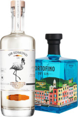 Set Sir Edmond Gin + Portofino Dry Gin (set 1 x 0.7 l, 1 x 0.5 l)