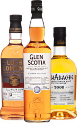 Set Slovakia Exclusive Glen Scotia + Loch Lomond + The GlenAllachie (set 1 x 0.7 l, 1 x 0.7 l, 1 x 0.7 l)