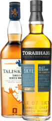 Set Talisker 10 ron + Torabhaig Allt Gleann The Legacy Series (set 1 x 0.7 l, 1 x 0.7 l)