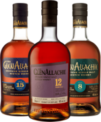 Set The GlenAllachie 8 ron Speyside + 12 ron + 15 ron (3 x 0.7 l)