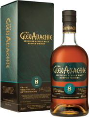 The GlenAllachie 8 ron Speyside Single Malt - pokoden obal 46% 0,7l