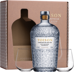 Toison Gin + 2 pohre 47% 0,7l (darekov balenie 2 pohre)