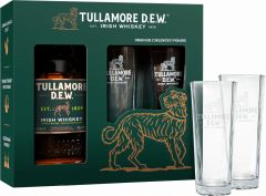 Tullamore Dew + 2 pohre 40% 0,7l (darekov balenie 2 pohre)